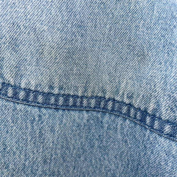 Vintage Fleece Quilted Denim Shirt - Picture 6 of 12